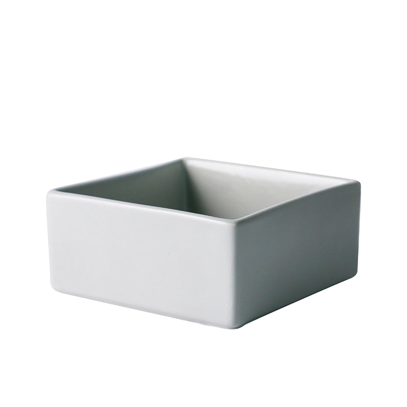 Ceramic Pet Bowl with Wooden Stand and Noodle Bowl