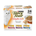 Fancy Feast PURINA Delights with Cheddar Grilled Collection Wet Cat Food Variety Pack 3 OZ Cans 24 CT
