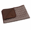 Brown 40x30cm Foldable Cooling Pet Mat for Dogs & Cats