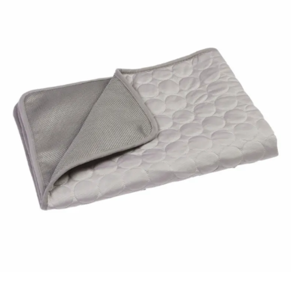 Gray 100x70cm Foldable Cooling Pet Mat for Dogs & Cats
