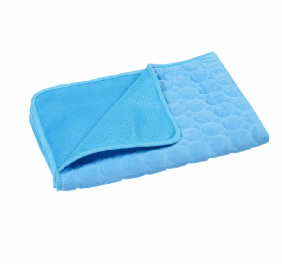 Dark Blue 40x30cm Foldable Cooling Pet Mat for Dogs & Cats